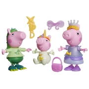 Imagine PEPPA PIG SET 3 PURCELUSI CARE SE IMBRACA CU FIGURINE SI ACCESORII