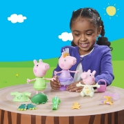 Imagine PEPPA PIG SET 3 PURCELUSI CARE SE IMBRACA CU FIGURINE SI ACCESORII