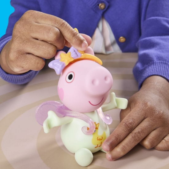 Imagine PEPPA PIG SET 3 PURCELUSI CARE SE IMBRACA CU FIGURINE SI ACCESORII