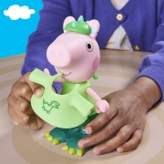 Imagine PEPPA PIG SET 3 PURCELUSI CARE SE IMBRACA CU FIGURINE SI ACCESORII