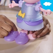 Imagine PEPPA PIG SET 3 PURCELUSI CARE SE IMBRACA CU FIGURINE SI ACCESORII