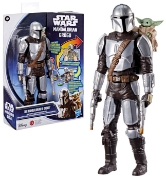 Imagine STAR WARS MANDALORIAN SI GROGU SET VANATORUL DE RECOMPENSE FIGURINA CU SUNETE 