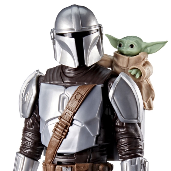 Imagine STAR WARS MANDALORIAN SI GROGU SET VANATORUL DE RECOMPENSE FIGURINA CU SUNETE 