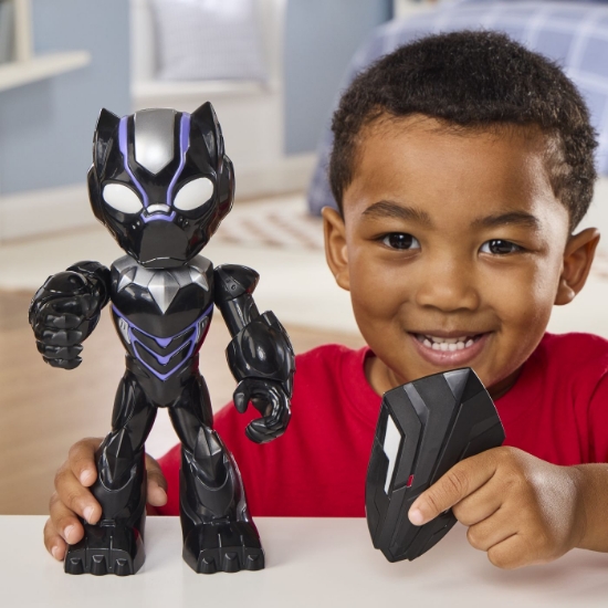 Imagine MARVEL IRON MAN SI PRIETENII SAI UIMITORI FIGURINA BLACK PANTHER 22CM