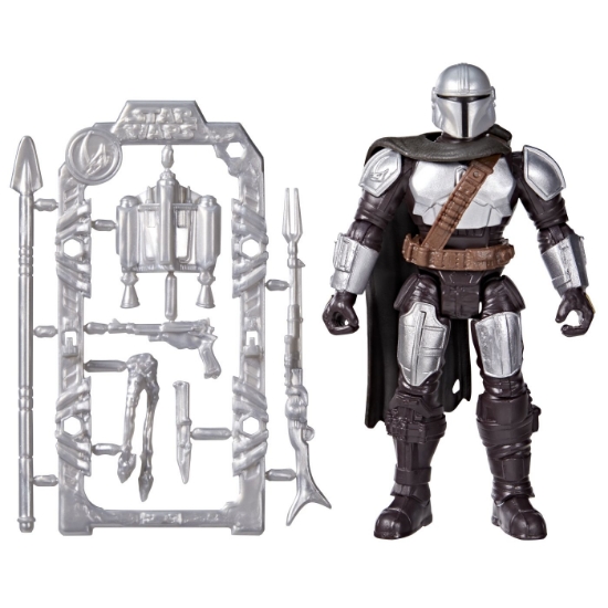 Imagine STAR WARS MANDALORIAN SI GROGU ACTION VERSE SET FIGURINA MANDALORIANUL SI ACCESORII