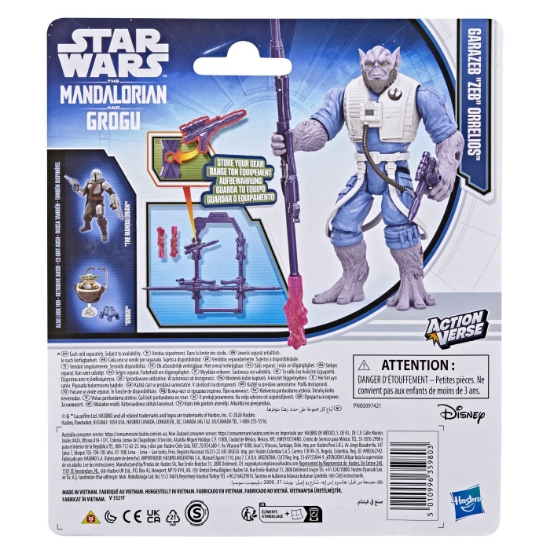 Imagine STAR WARS MANDALORIAN SI GROGU ACTION VERSE SET FIGURINA GARAZEB ZEB ORRELIOS SI ACCESORII