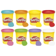 Imagine PLAY DOH SET 8 CUTII DE PLASTELINA CURCUBEU