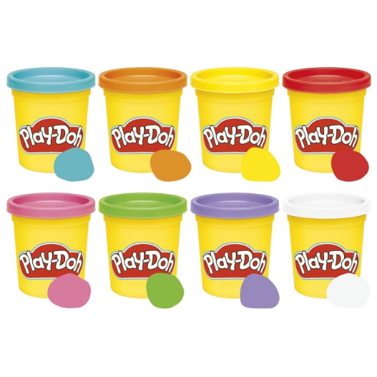 Imagine PLAY DOH SET 8 CUTII DE PLASTELINA CURCUBEU