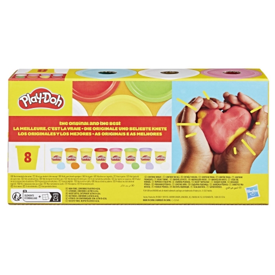Imagine PLAY DOH SET 8 CUTII DE PLASTELINA CURCUBEU