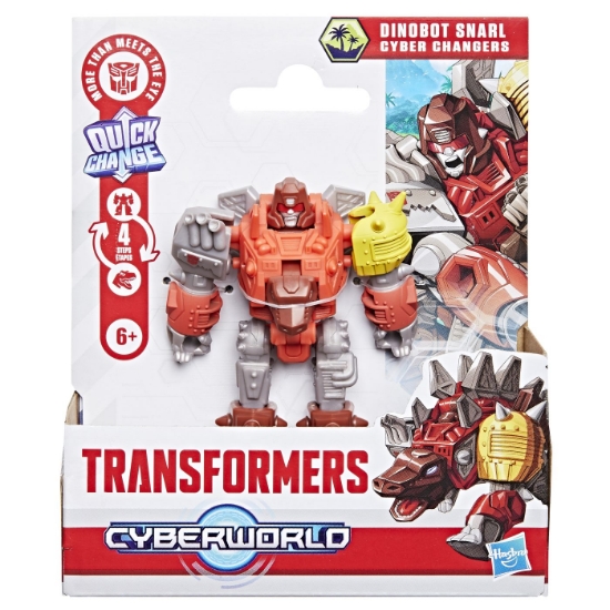 Imagine TRANSFORMERS CYBERWORLD ROBOT DINOBOT SNARL CONVERTIBIL 10CM