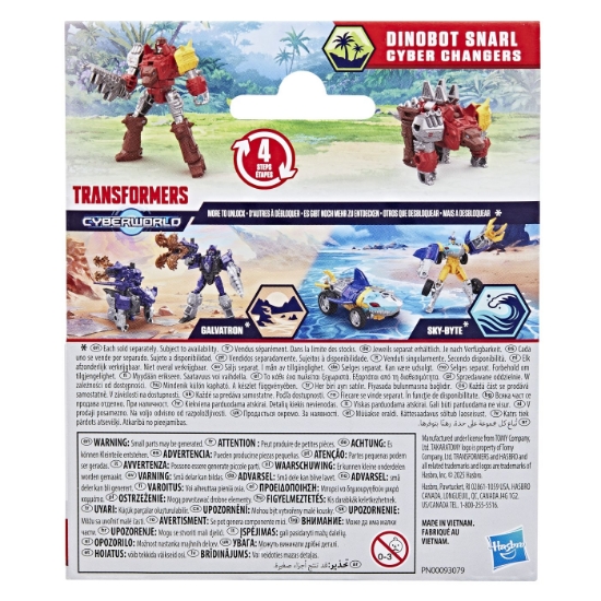Imagine TRANSFORMERS CYBERWORLD ROBOT DINOBOT SNARL CONVERTIBIL 10CM