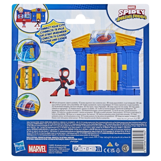 Imagine SPIDEY SI PRIETENII LUI UIMITORI MARVEL MINI SET BANCA CU FIGURINA SI ACCESORII