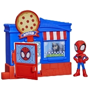 Imagine SPIDEY SI PRIETENII LUI UIMITORI MARVEL MINI SET PIZZERIA CU FIGURINA SI ACCESORII
