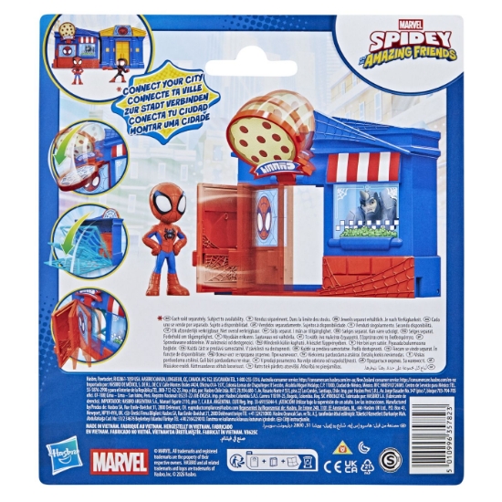 Imagine SPIDEY SI PRIETENII LUI UIMITORI MARVEL MINI SET PIZZERIA CU FIGURINA SI ACCESORII
