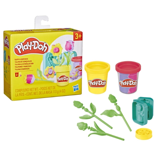 Imagine PLAY DOH SET CREATIE FLORI LALELE SI NARCISE