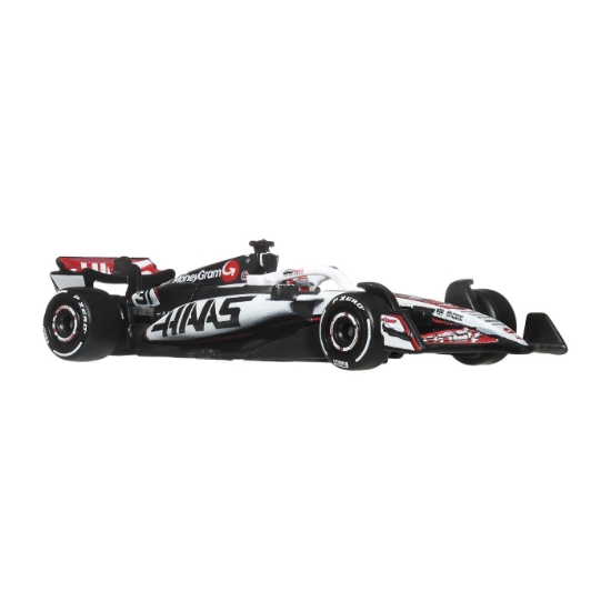 Imagine HOT WHEELS PREMIUM REAL RIDERS FORMULA 1 2024 MASINUTA METALICA MONEYGRAM HAAS  F1 TEAM SCARA 1 LA 64