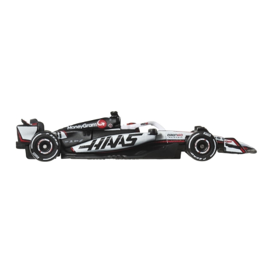 Imagine HOT WHEELS PREMIUM REAL RIDERS FORMULA 1 2024 MASINUTA METALICA MONEYGRAM HAAS  F1 TEAM SCARA 1 LA 64