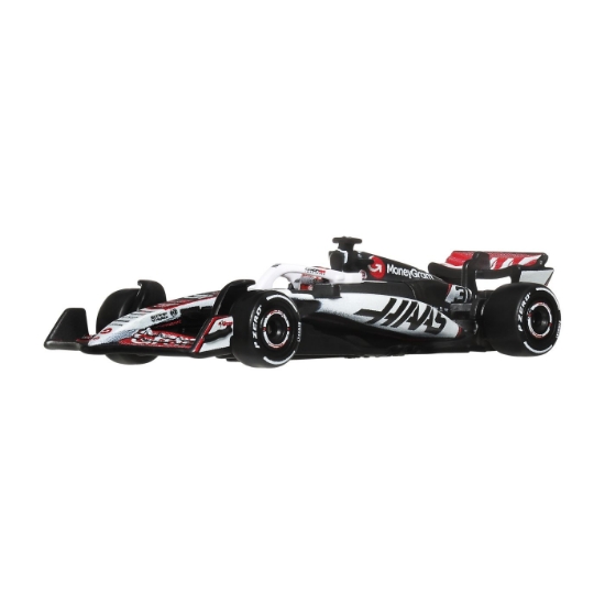 Imagine HOT WHEELS PREMIUM REAL RIDERS FORMULA 1 2024 MASINUTA METALICA MONEYGRAM HAAS  F1 TEAM SCARA 1 LA 64