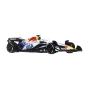 Imagine HOT WHEELS PREMIUM REAL RIDERS FORMULA 1 2024 MASINUTA METALICA VISA CASH APP RACING BULLS FORMULA ONE TEAM SCARA 1 LA 64