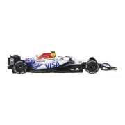 Imagine HOT WHEELS PREMIUM REAL RIDERS FORMULA 1 2024 MASINUTA METALICA VISA CASH APP RACING BULLS FORMULA ONE TEAM SCARA 1 LA 64