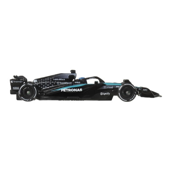 Imagine HOT WHEELS PREMIUM REAL RIDERS FORMULA 1 2024 MASINUTA METALICA MERCEDES AMG PETRONAS FORMULA ONE TEAM SCARA 1 LA 64