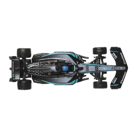 Imagine HOT WHEELS PREMIUM REAL RIDERS FORMULA 1 2024 MASINUTA METALICA MERCEDES AMG PETRONAS FORMULA ONE TEAM SCARA 1 LA 64