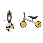 Imagine BICICLETA ECHILIBRU KINDERKRAFT CUTIE, HONEY