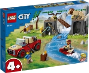 Imagine LEGO CITY MASINA DE TEREN PENTRU SALVAREA ANIMALELOR SALBATICE 60301