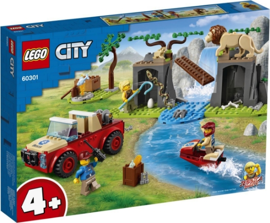 Imagine LEGO CITY MASINA DE TEREN PENTRU SALVAREA ANIMALELOR SALBATICE 60301