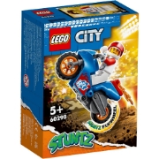 Imagine LEGO CITY MOTOCICLETA DE CASCADORIE-RACHETA 60298
