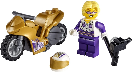Imagine LEGO CITY MOTOCICLETA DE CASCADORIE PENTRU SELFIE 60309