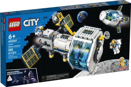 Imagine LEGO CITY STATIE SPATIALA SELENARA 60349