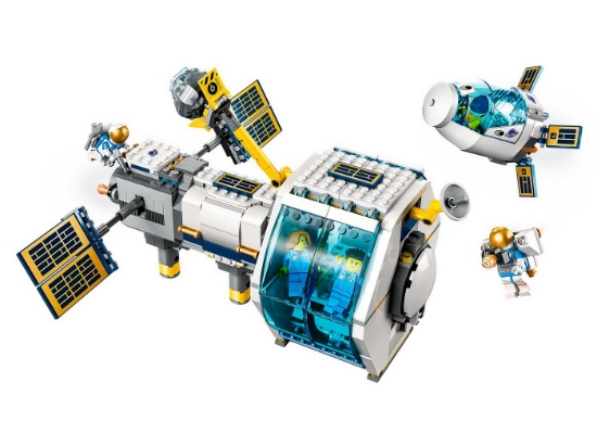 Imagine LEGO CITY STATIE SPATIALA SELENARA 60349