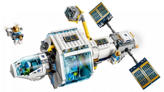 Imagine LEGO CITY STATIE SPATIALA SELENARA 60349
