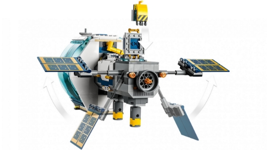 Imagine LEGO CITY STATIE SPATIALA SELENARA 60349