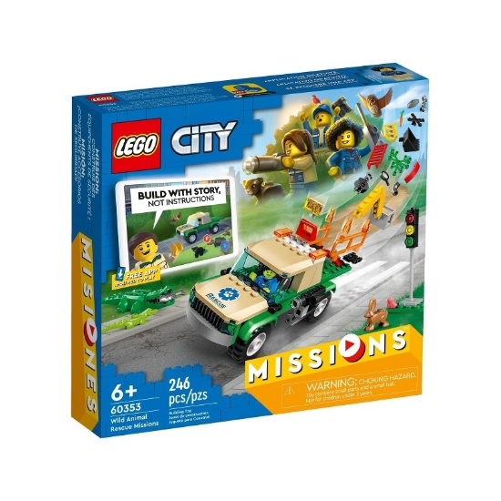 Imagine LEGO CITY MISIUNI DE SALVARE A ANIMALELOR SALBATICE 60353