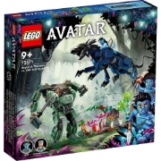 Imagine LEGO AVATAR NEYTIRI SI THANATOR CONTRA ROBOTUL AMP QUARITCH 75571