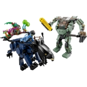 Imagine LEGO AVATAR NEYTIRI SI THANATOR CONTRA ROBOTUL AMP QUARITCH 75571