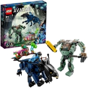 Imagine LEGO AVATAR NEYTIRI SI THANATOR CONTRA ROBOTUL AMP QUARITCH 75571