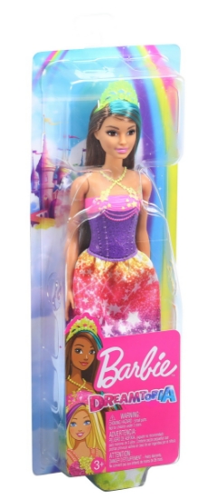 Imagine BARBIE PAPUSA PRINTESA DREAMTOPIA CU CORONITA GALBENA