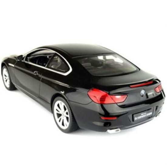 Imagine MASINA CU TELECOMANDA BMW SERIA 6 NEGRU CU SCARA 1 LA 14