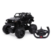 Imagine MASINA CU TELECOMANDA JEEP WRANGLER JL NEGRU CU SCARA 1 LA 14