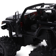 Imagine MASINA CU TELECOMANDA JEEP WRANGLER JL NEGRU CU SCARA 1 LA 14