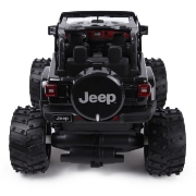 Imagine MASINA CU TELECOMANDA JEEP WRANGLER JL NEGRU CU SCARA 1 LA 14