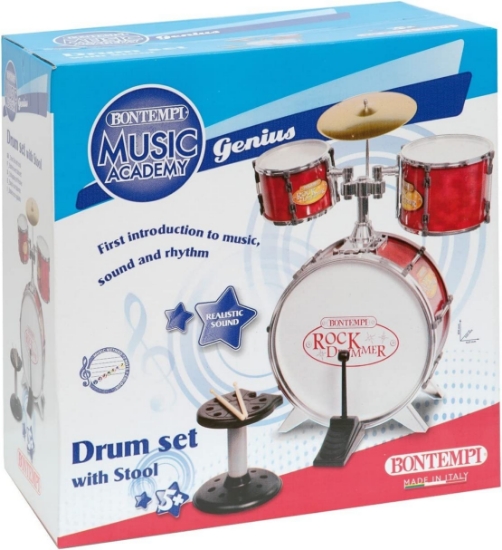 Imagine BONTEMPI SET TOBE DE METAL 4 PIESE ROSU