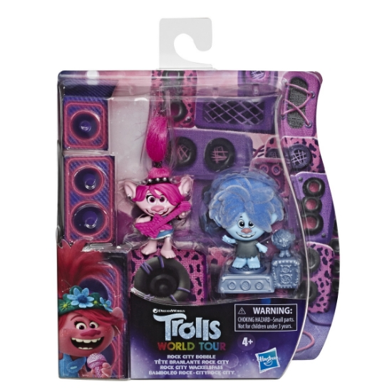 Imagine TROLLS SET 2 FIGURINE ROCK CITY BOBBLE