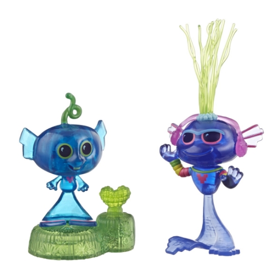 Imagine TROLLS SET 2 FIGURINE TECHNO REEF BOBBLE