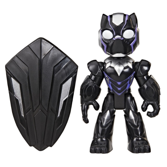 Imagine MARVEL IRON MAN SI PRIETENII SAI UIMITORI FIGURINA BLACK PANTHER 7.6CM