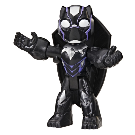 Imagine MARVEL IRON MAN SI PRIETENII SAI UIMITORI FIGURINA BLACK PANTHER 7.6CM