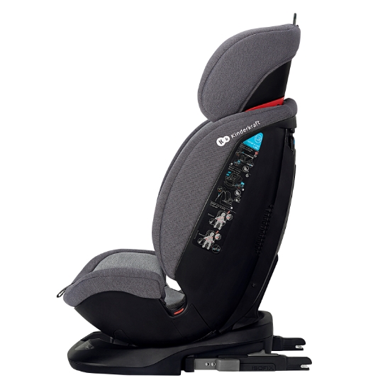 Imagine SCAUN AUTO KINDERKRAFT XPEDITION ROTATIV, 0-36 KG, CU ISOFIX, GREY